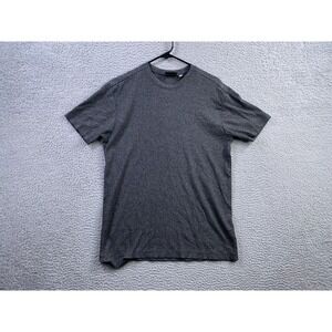 Vintage Positano Shirt Mens Large Slim Gray Silver Stretch Rave 90s Club Rave